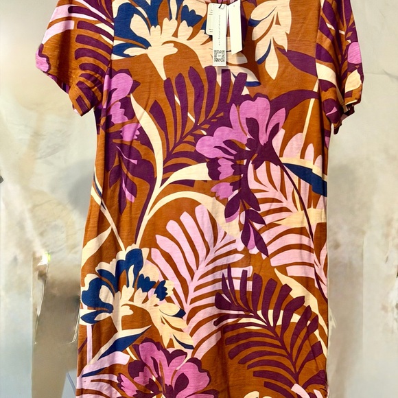 Sanctuary The Only One Abstract Print T-Shirt Dress Size Medium Colorful NWT - Picture 3 of 13